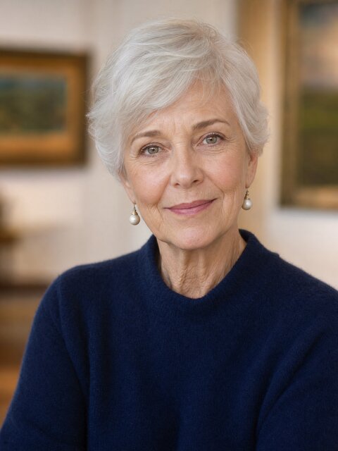 Dignified senior patient — wisdom and confidence after implants